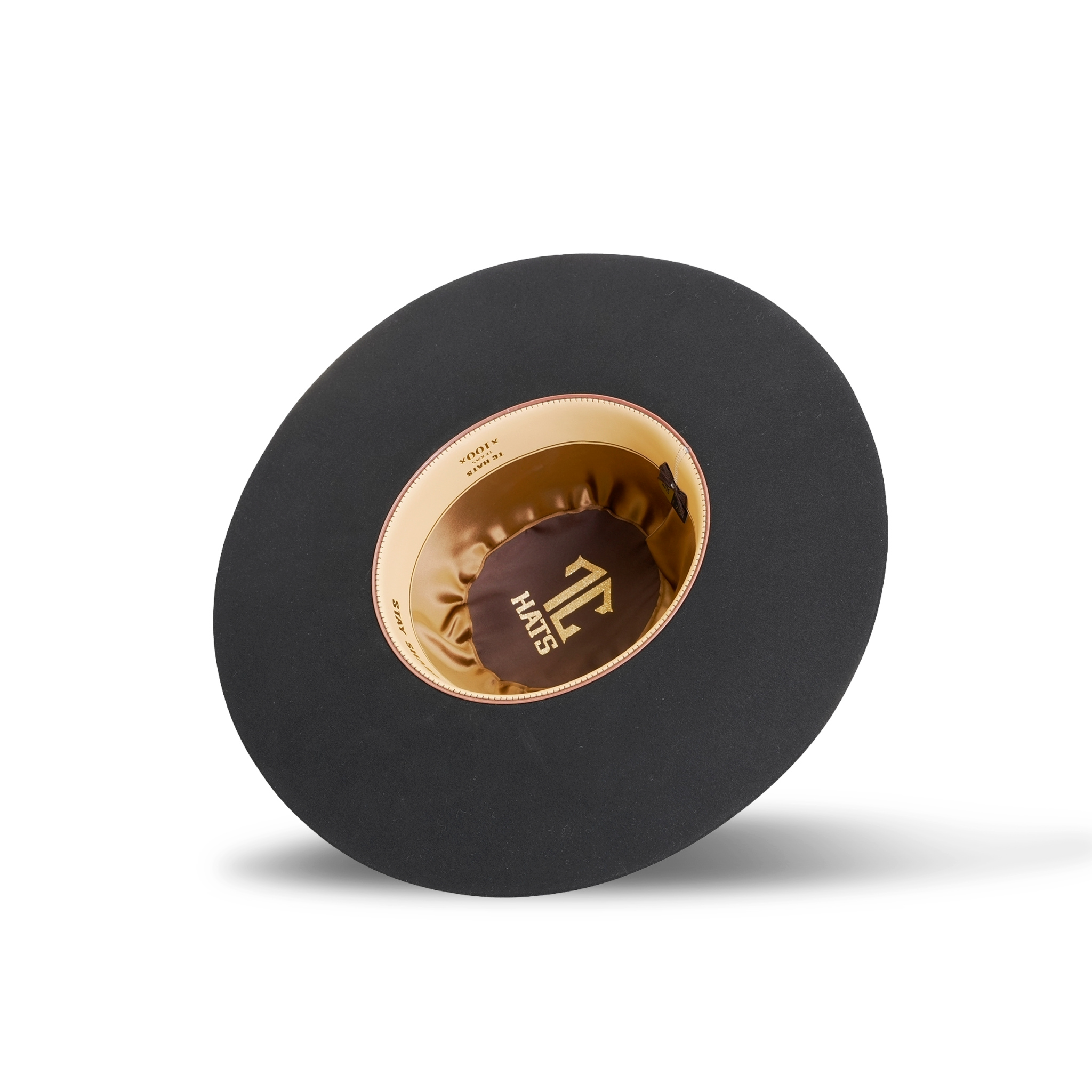 TC Hats - 100X Open Crown Hat - Black