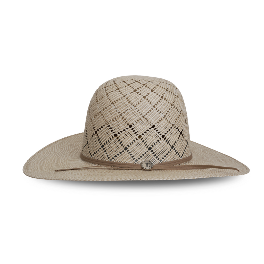 TC Hats - 30X Straw Open Crown Hat - Rhombus