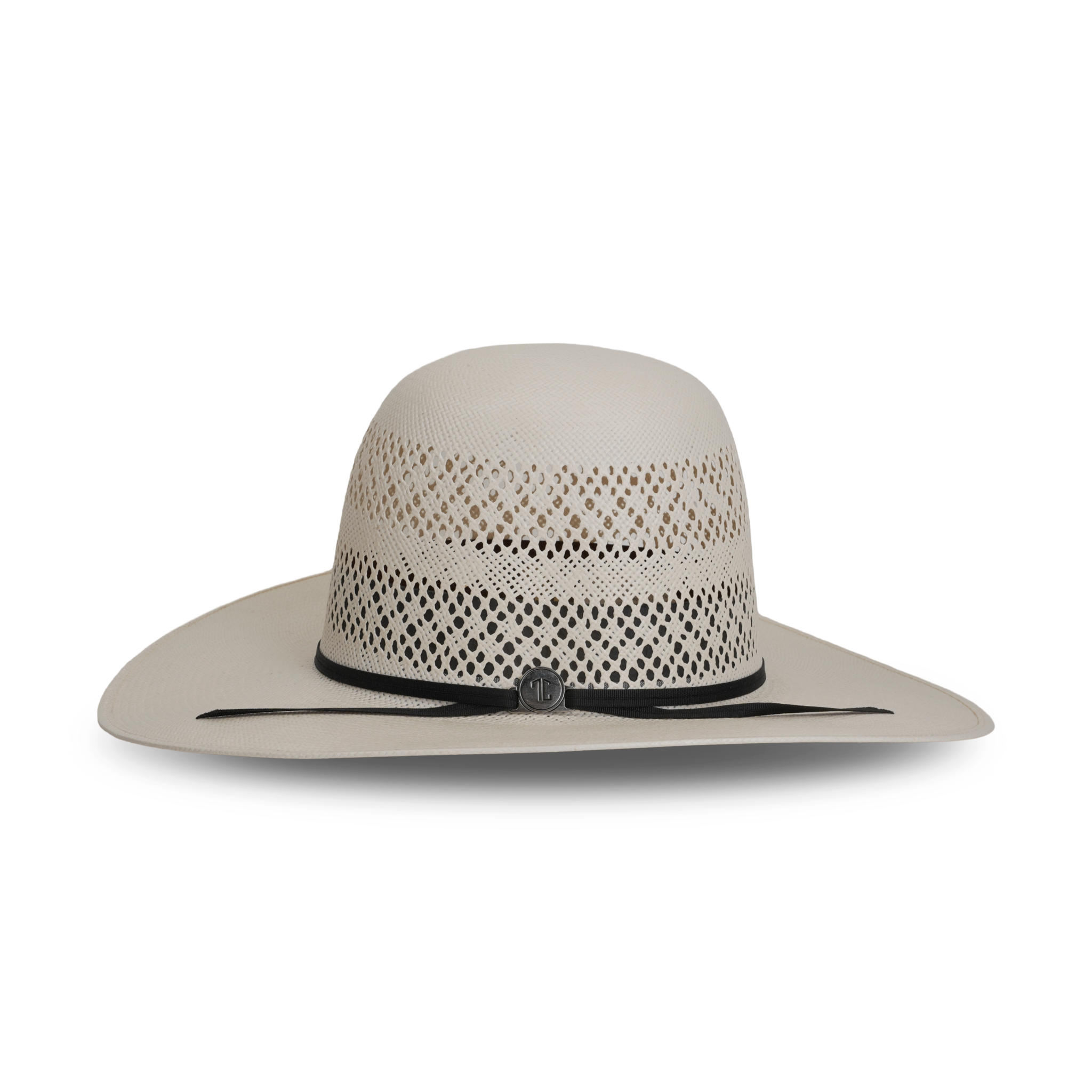 TC Hats - 30X Straw Open Crown Hat - Ivory Two Randas