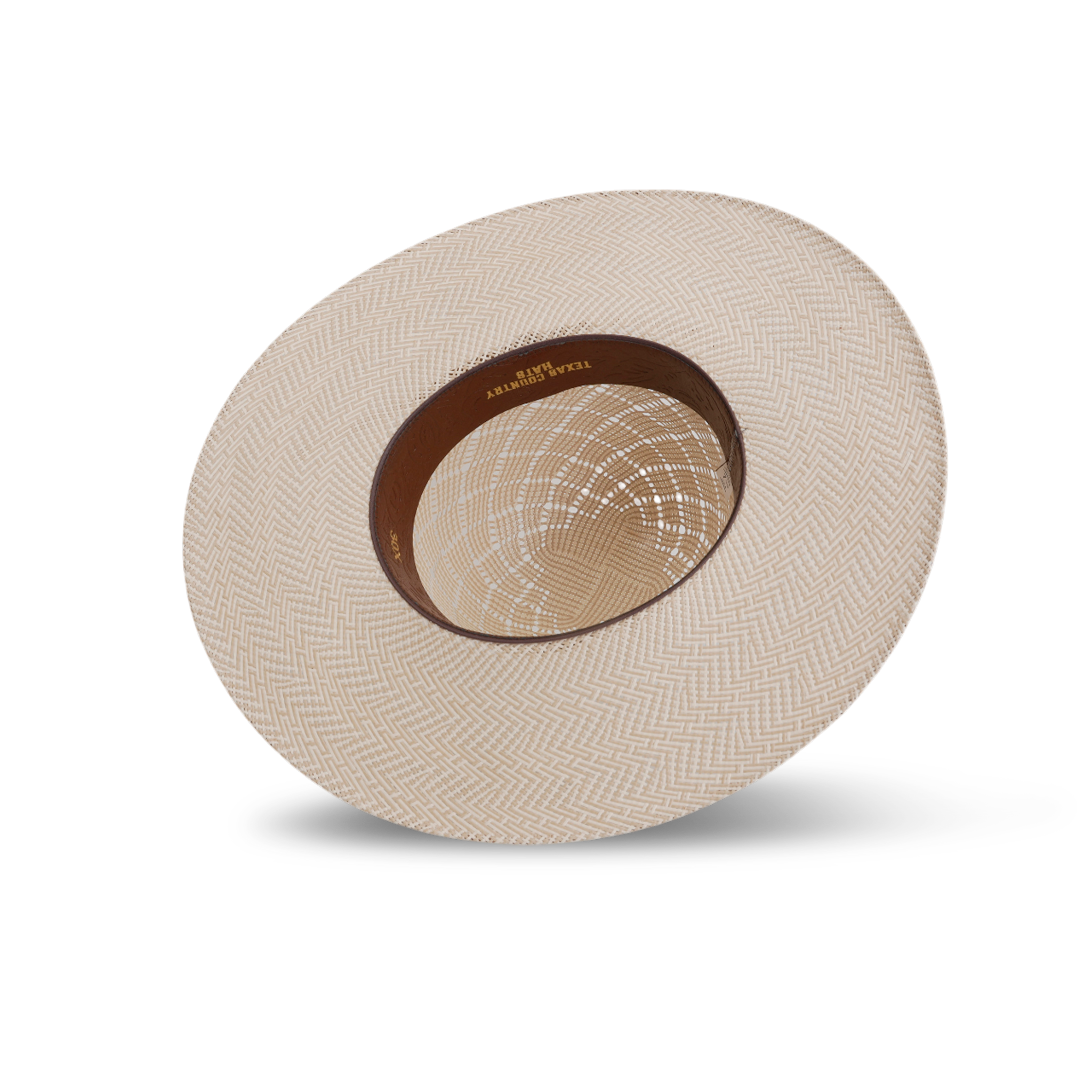 TC Hats - 30X Straw Open Crown Hat - Rhombus