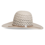 TC Hats - 30X Open Crown Straw Hat - Zig-Zag