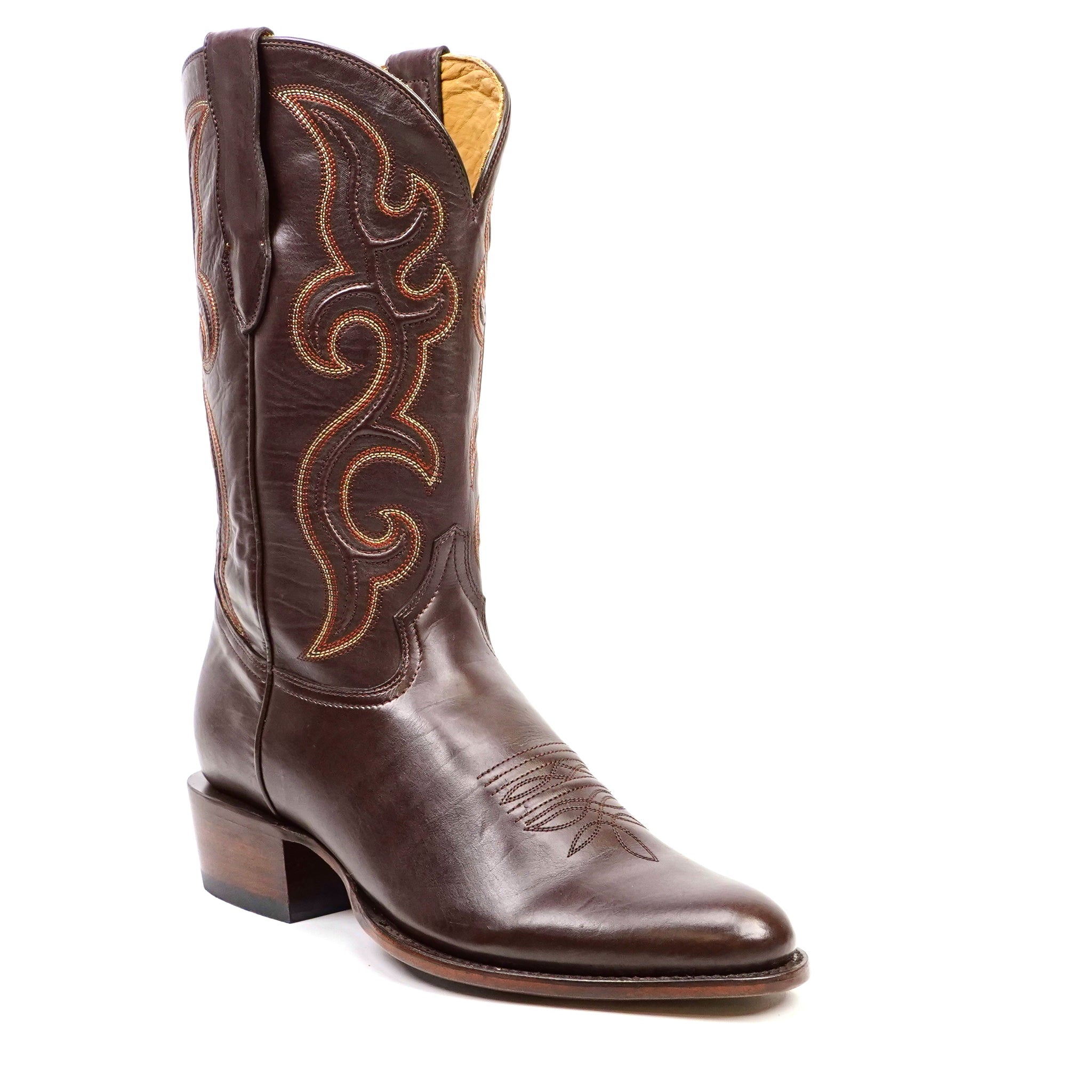 Boney Cowboy Boots - Clayton Chocolate - Roper Toe