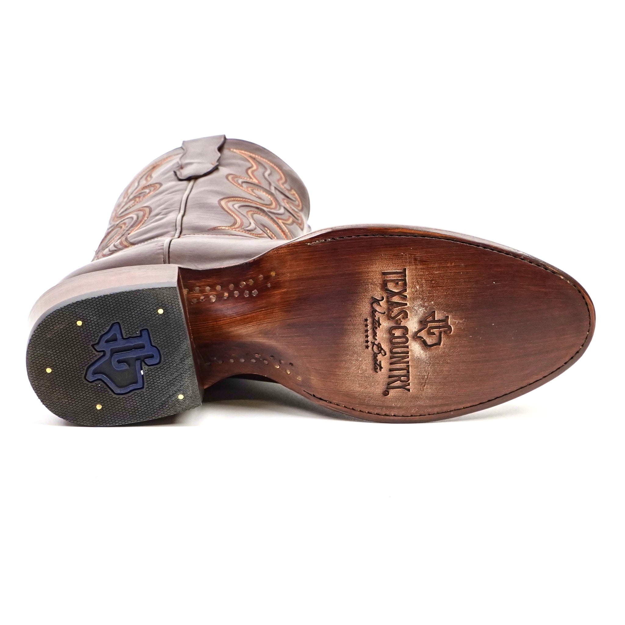Boney Cowboy Boots - Clayton Chocolate - Roper Toe