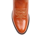 Boney Cowboy Boots - Clayton Cognac - Roper Toe (TS203)
