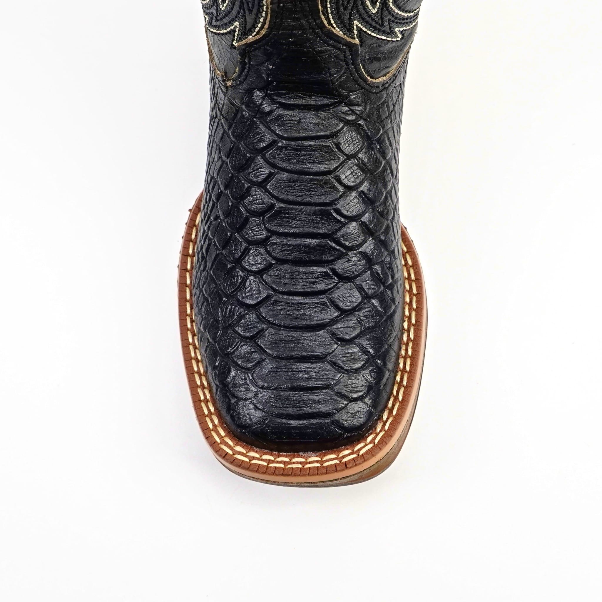 Maurich Bota Nino Maurich - Kids Python Boots - Black - Square Toe