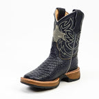 Maurich Bota Nino Maurich - Kids Python Boots - Black - Square Toe