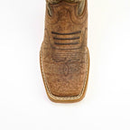 Texas Country Bota Nino Kids Cowboy Boots - Brown - Square Toe (TCK004)