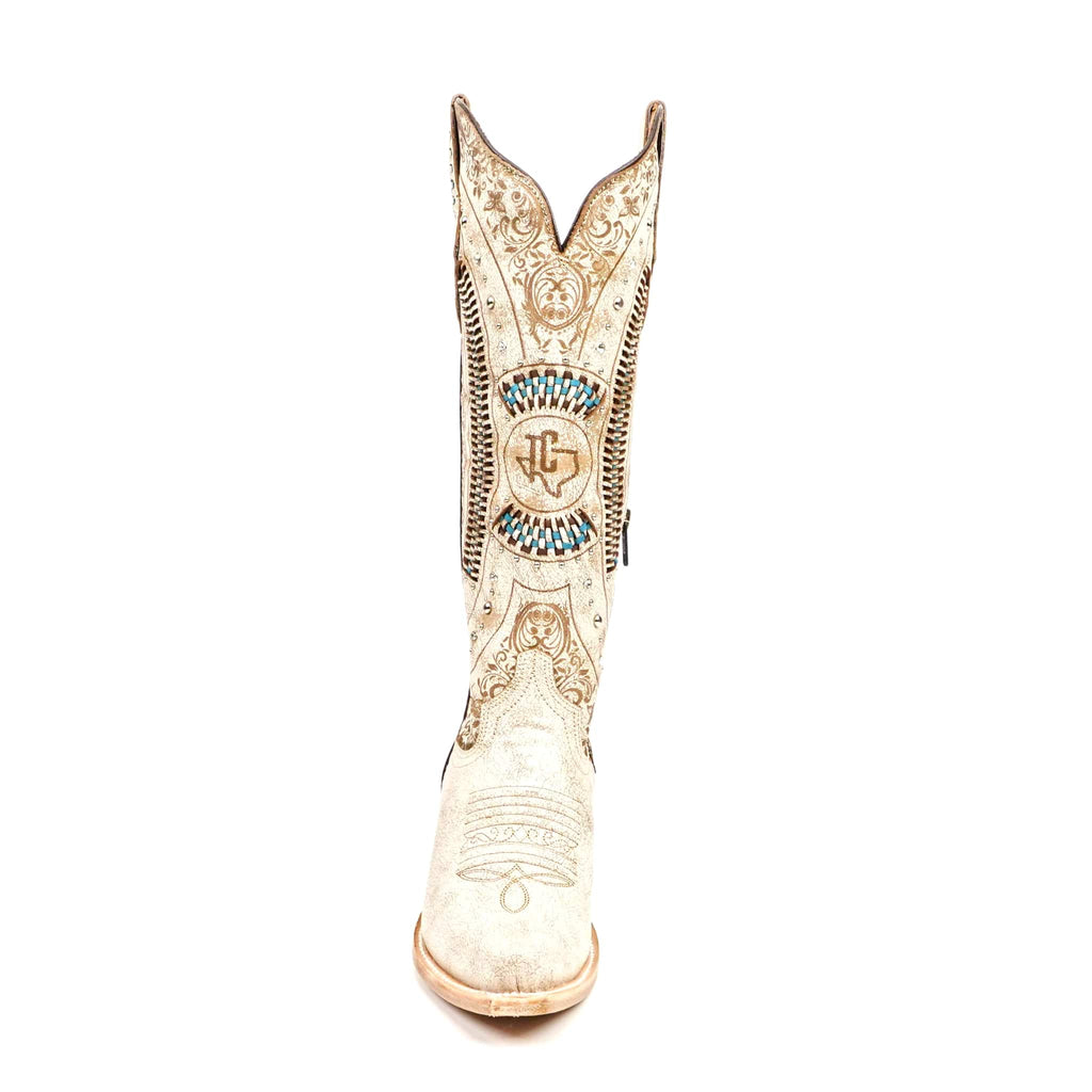 Texas Country Bota Res Dama Priscila - Alaska Orix Cowgirl Boot - Tall Shaft - Snip Toe (E871)