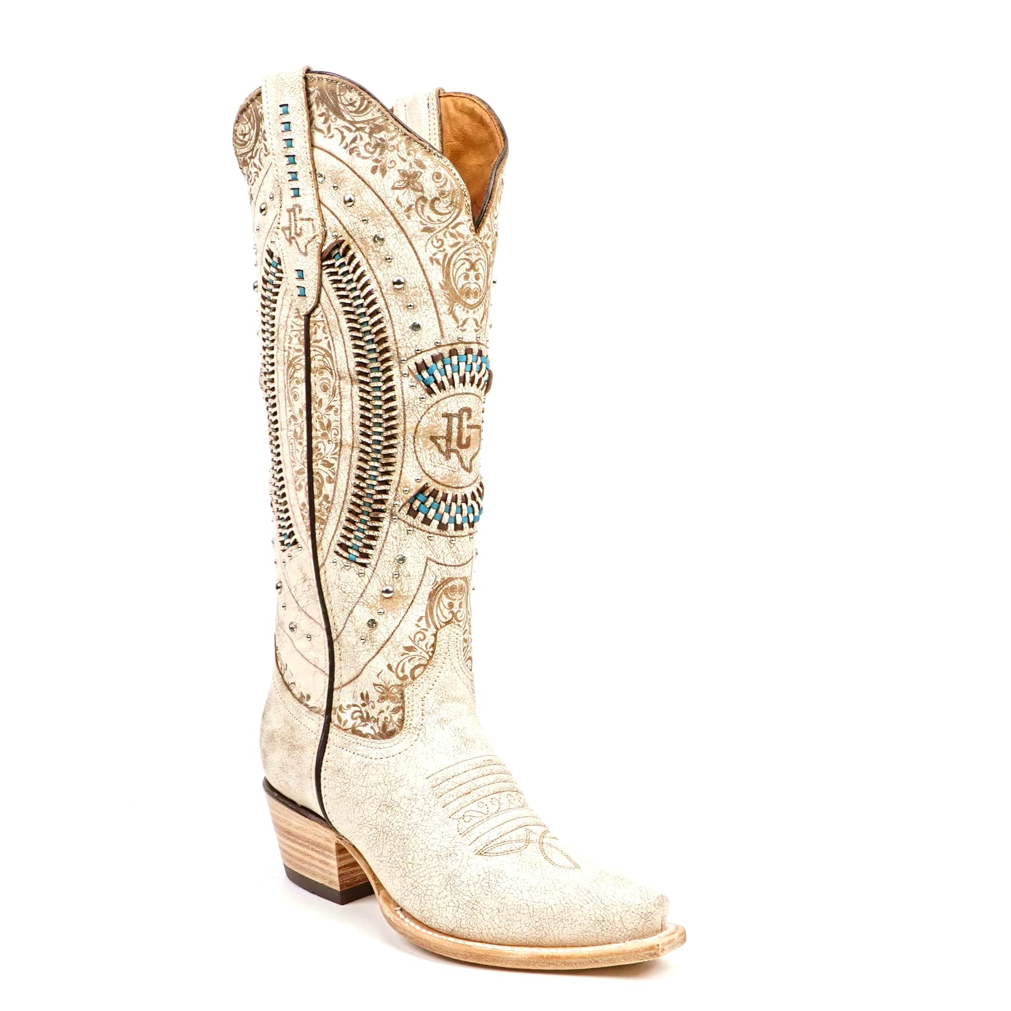 Texas Country Bota Res Dama Priscila - Alaska Orix Cowgirl Boot - Tall Shaft - Snip Toe (E871)