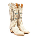 Texas Country Bota Res Dama Priscila - Alaska Orix Cowgirl Boot - Tall Shaft - Snip Toe (E871)