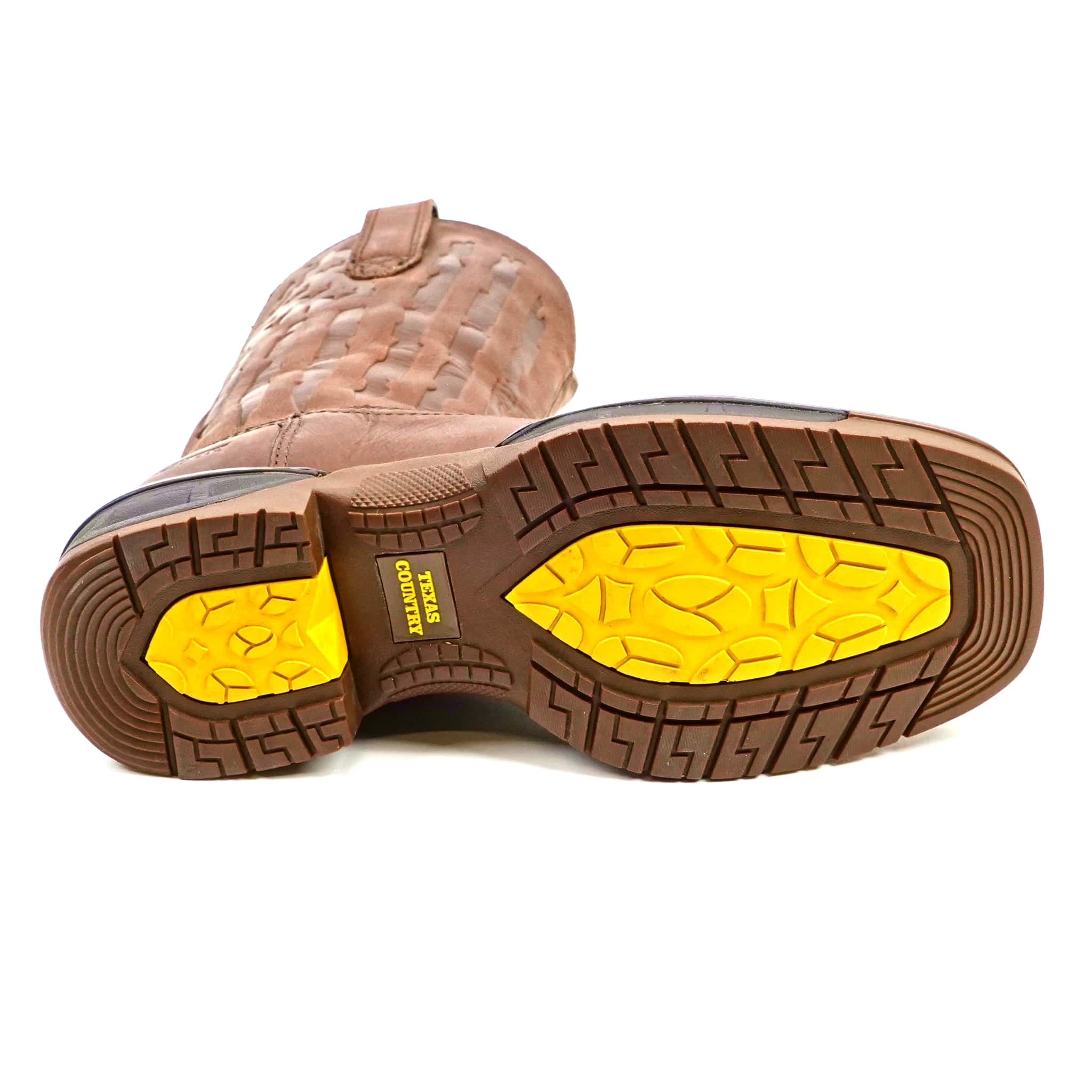 Texas Country Bota Trabajo TC Texas Country - Chocolate Brown Work Boot - Composite Toe (TC005)