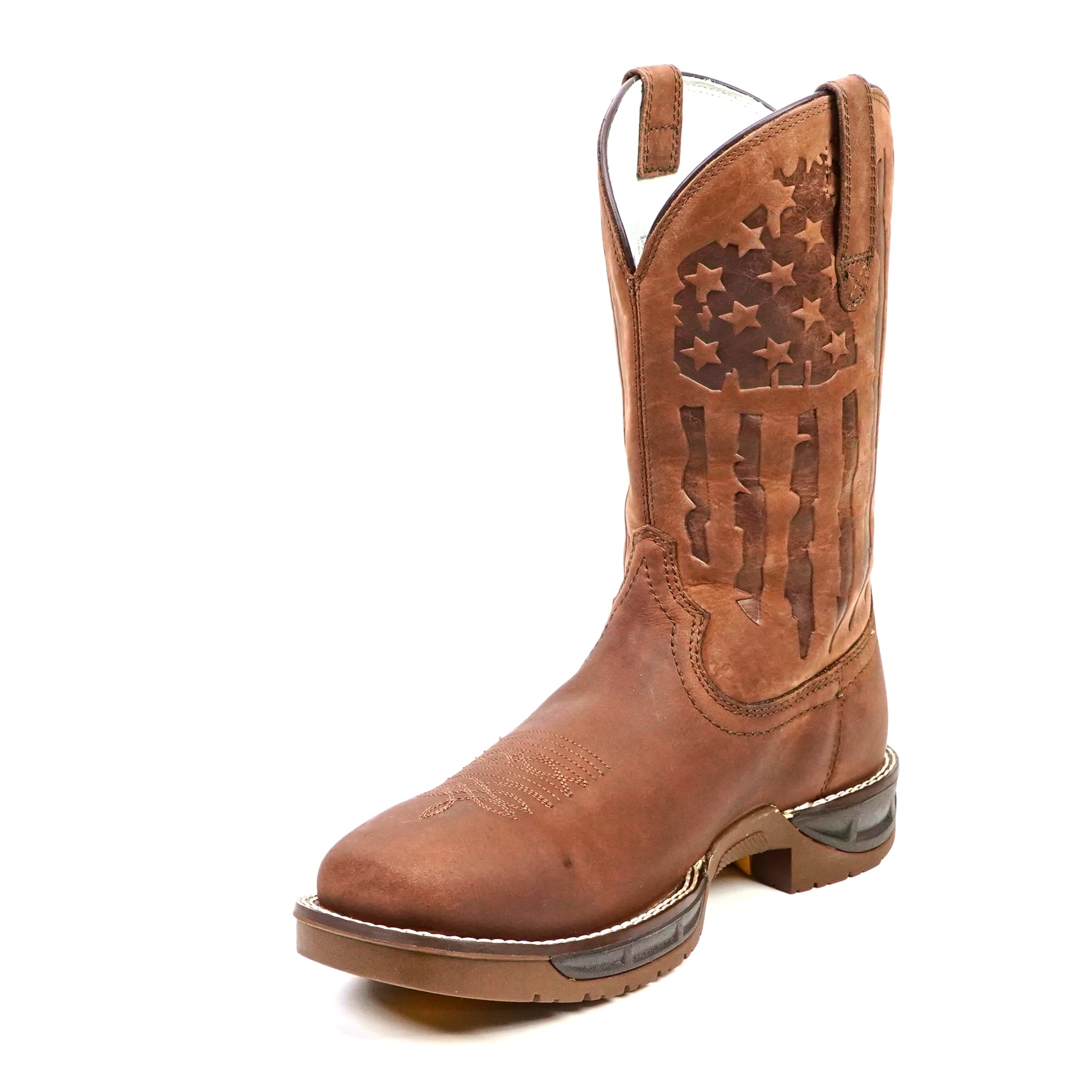 Texas Country Bota Trabajo TC Texas Country - Chocolate Brown Work Boot - Soft Toe (TC005)