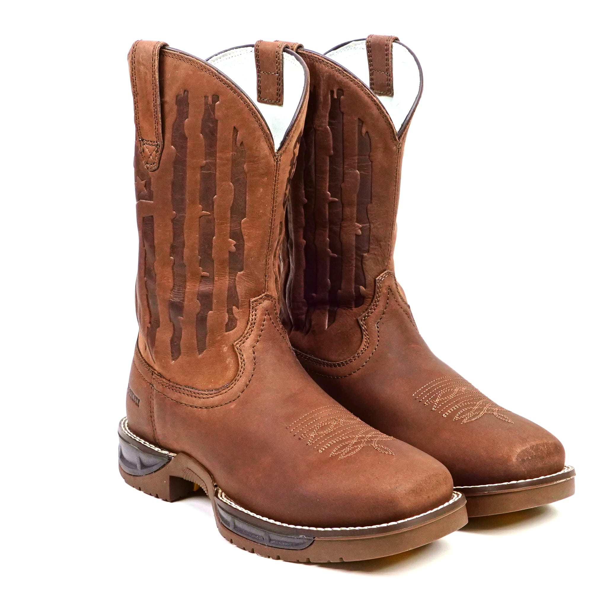 Texas Country Bota Trabajo TC Texas Country - Chocolate Brown Work Boot - Soft Toe (TC005)