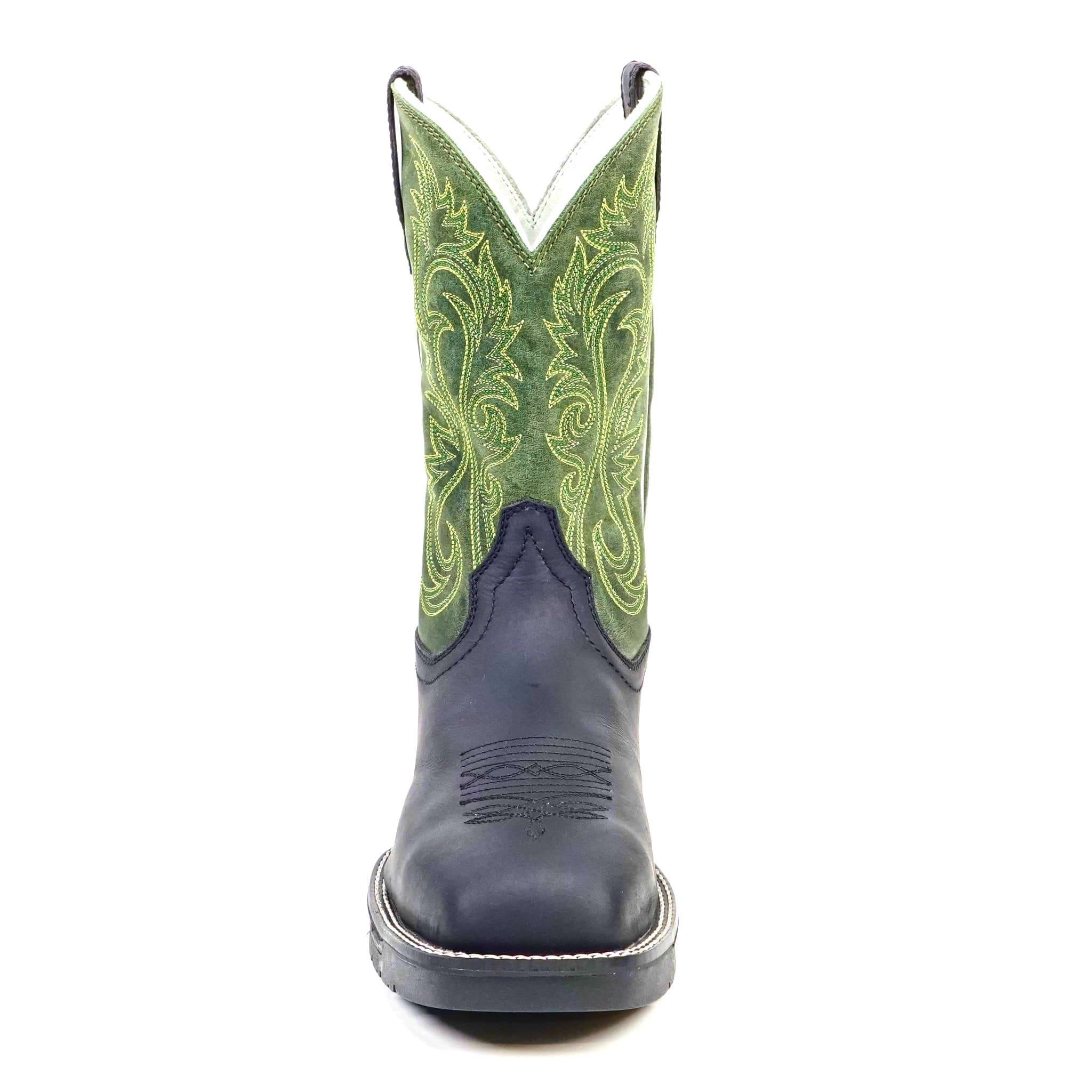 Texas Country Bota Trabajo TC Texas Country - Green & Black Work Boots - Composite Toe (TC008)