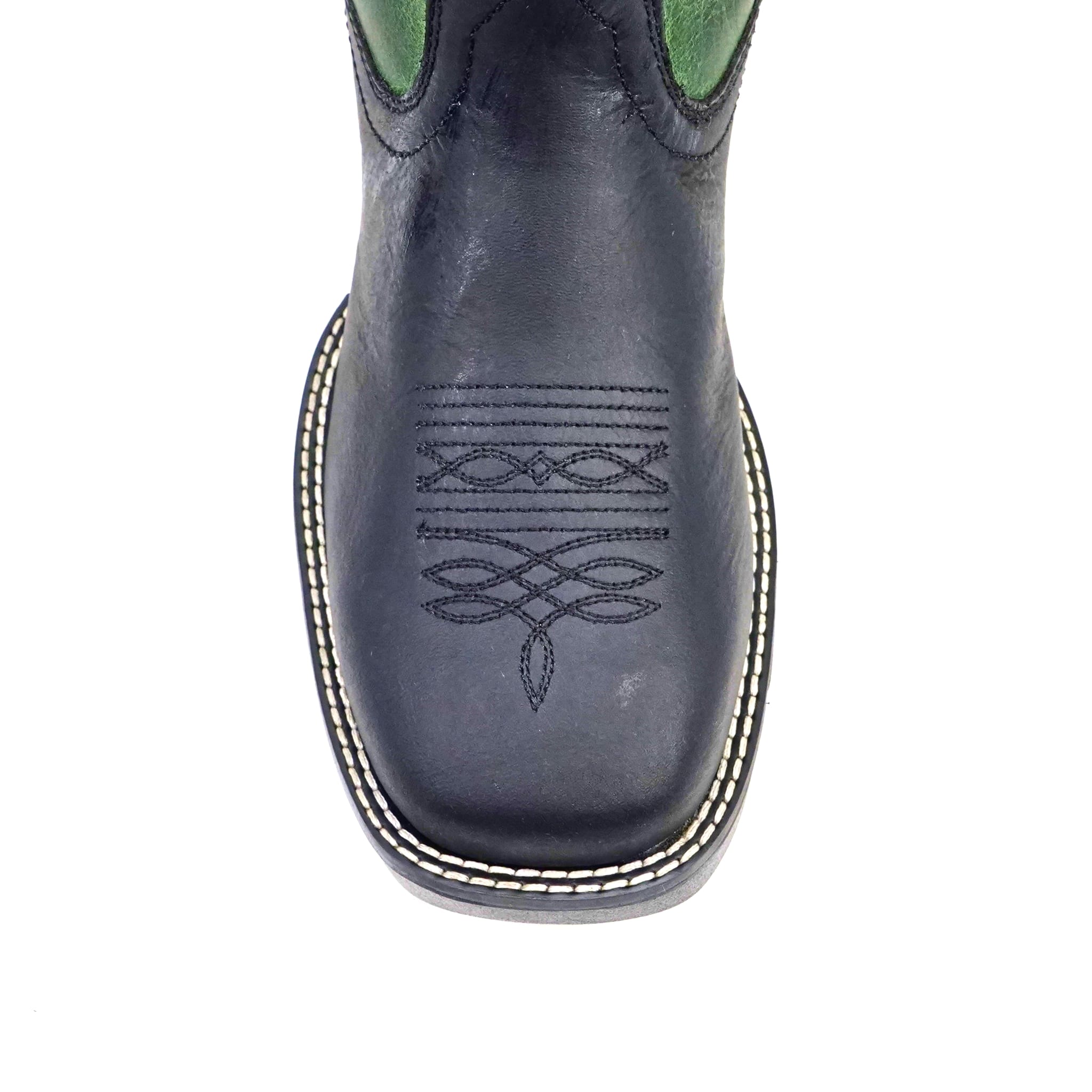 Texas Country Bota Trabajo TC Texas Country - Green & Black Work Boots - Soft Toe (TC008)