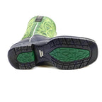 Texas Country Bota Trabajo TC Texas Country - Green & Black Work Boots - Soft Toe (TC008)