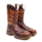 Texas Country Bota Trabajo TC Texas Country - Orange &amp; Brown Work Boots - Composite Toe (TC009)