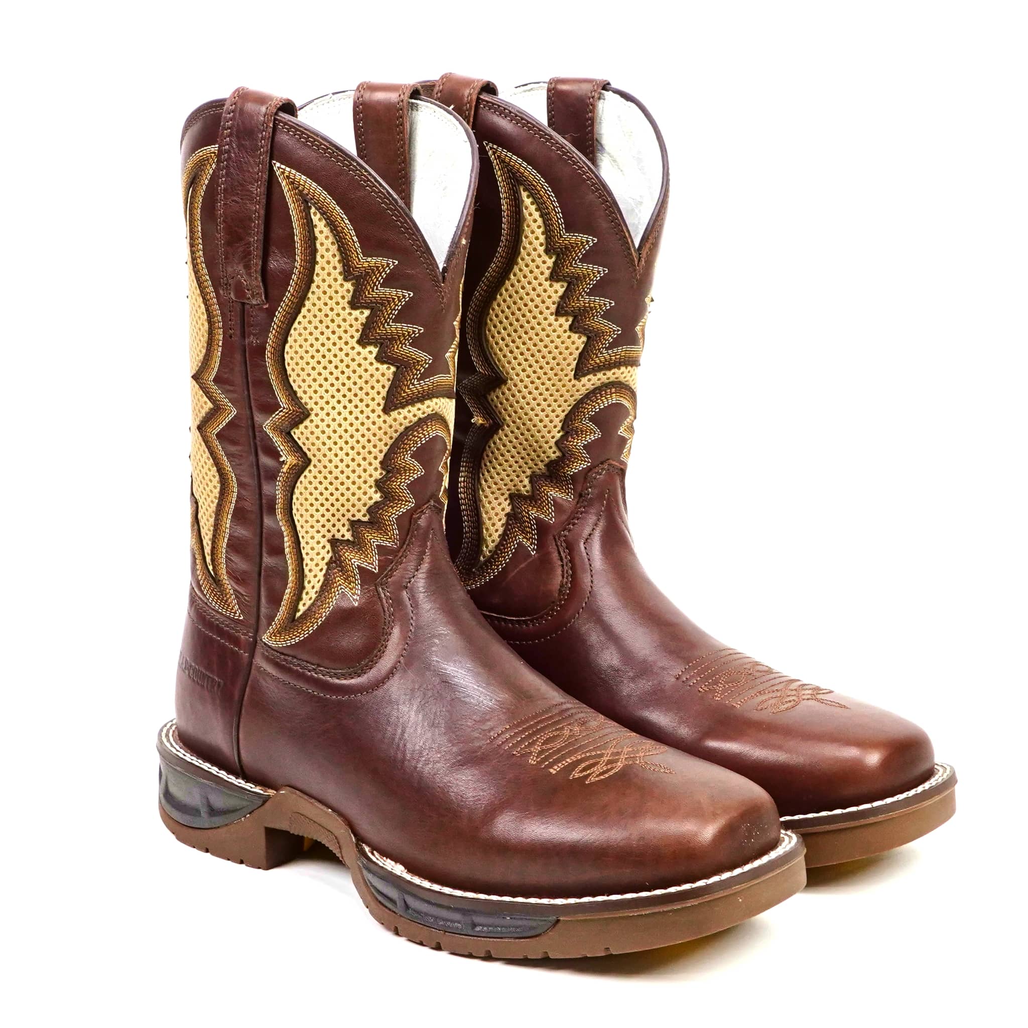 Texas Country Bota Trabajo TC Texas Country - Thunder Chestnut Work Boots - Soft Toe (TC006)
