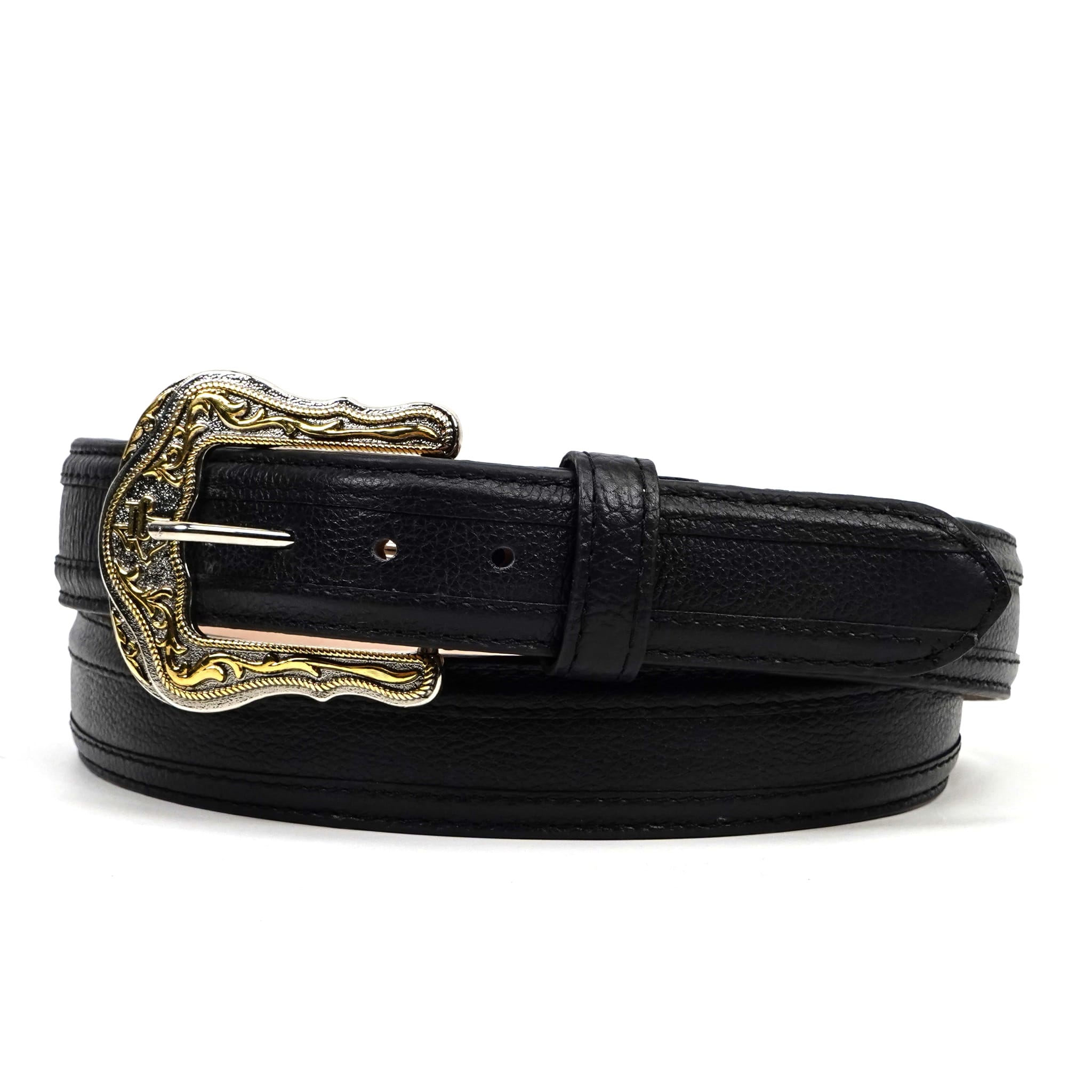 Texas Country Cinto Hombre TC Cowhide Belt - Barcelona Black (C-V4601)