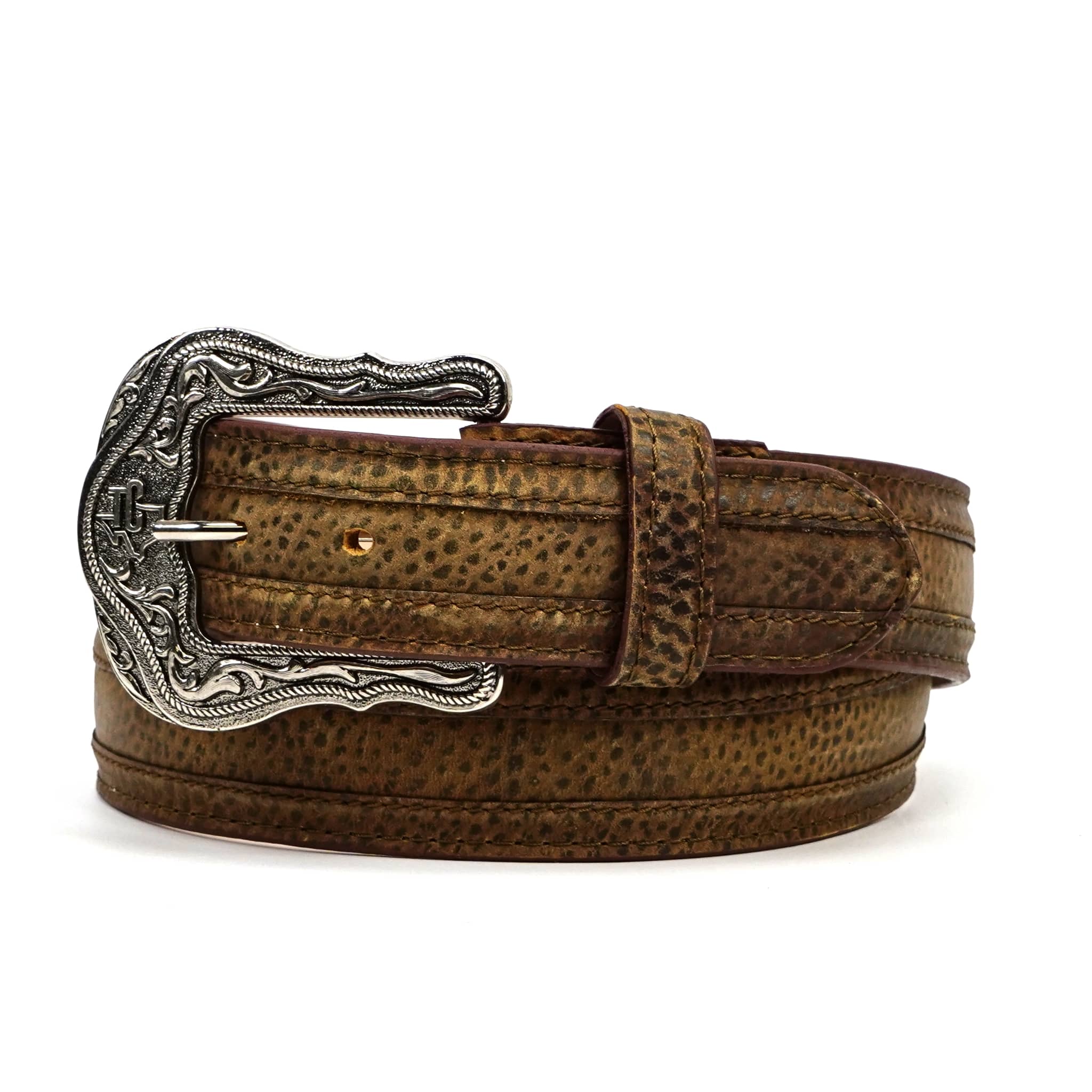 Texas Country Cinto Hombre TC Cowhide Belt - Cheyenne Honey (C-V4601)
