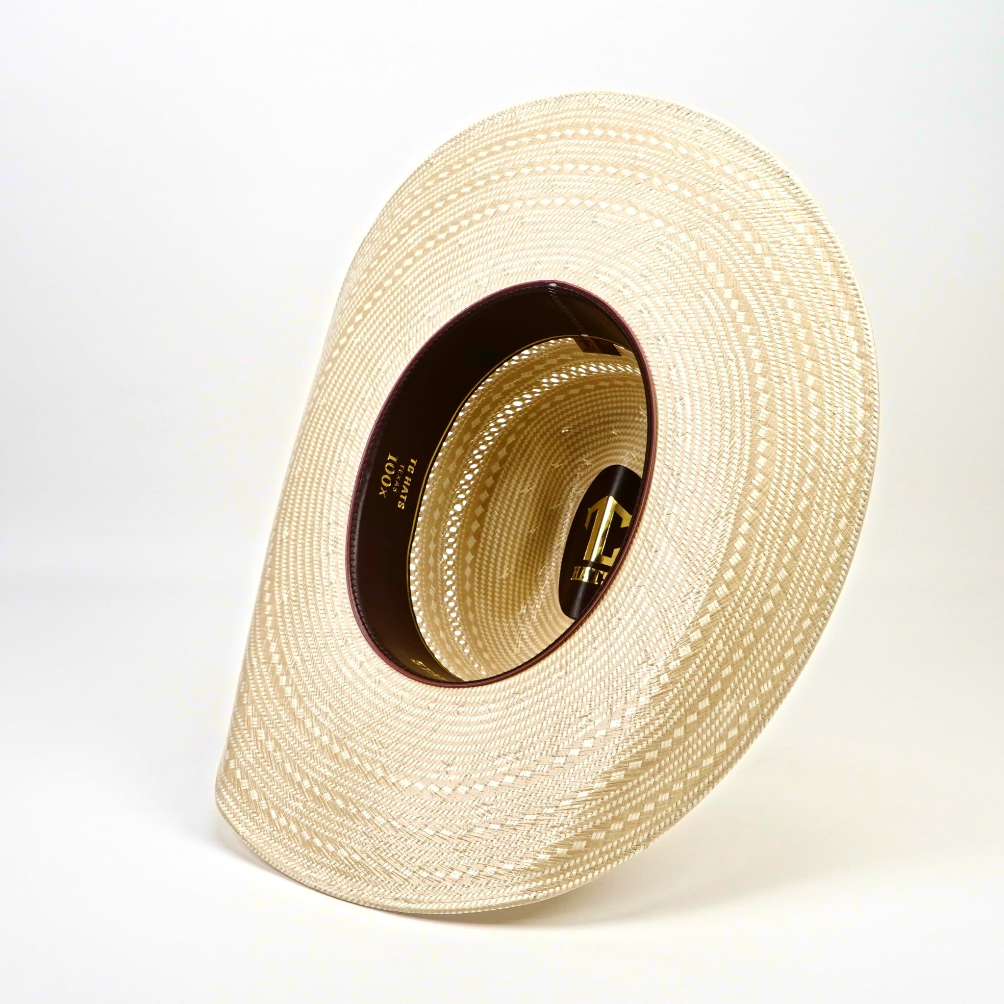 Texas Country Sombreros TC TC Hats - 100x Straw Cowboy Hat - Minnick Two-Tone Double Vented