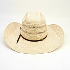 Texas Country Sombreros TC TC Hats - 100x Straw Cowboy Hat - Minnick Two-Tone Double Vented