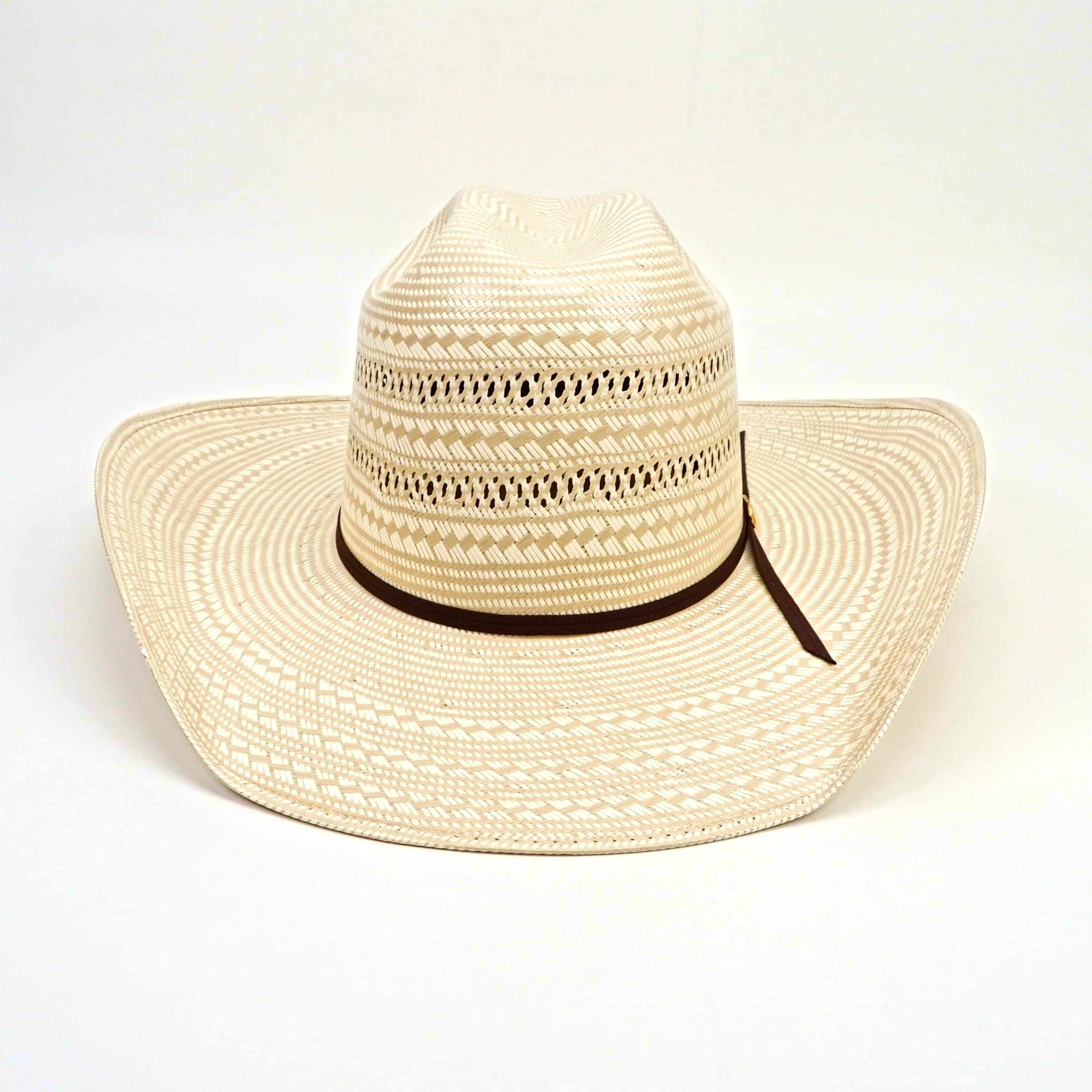Texas Country Sombreros TC TC Hats - 100x Straw Cowboy Hat - Minnick Two-Tone Double Vented