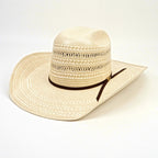 Texas Country Sombreros TC TC Hats - 100x Straw Cowboy Hat - Minnick Two-Tone Double Vented