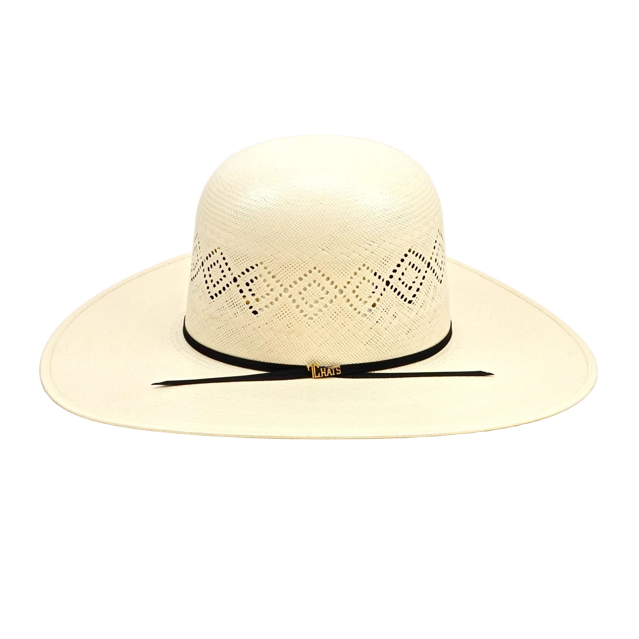 Texas Country Sombreros TC TC Hats - 100x Straw Open Crown Hat - Two Diamonds