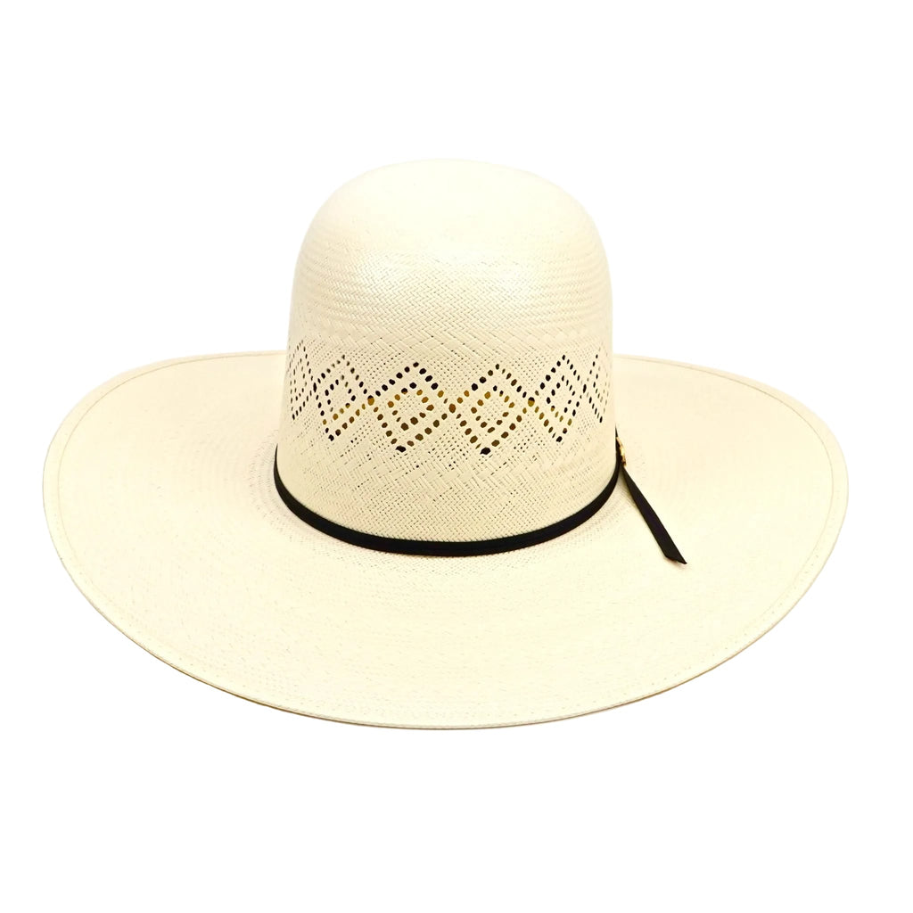 Texas Country Sombreros TC TC Hats - 100x Straw Open Crown Hat - Two Diamonds