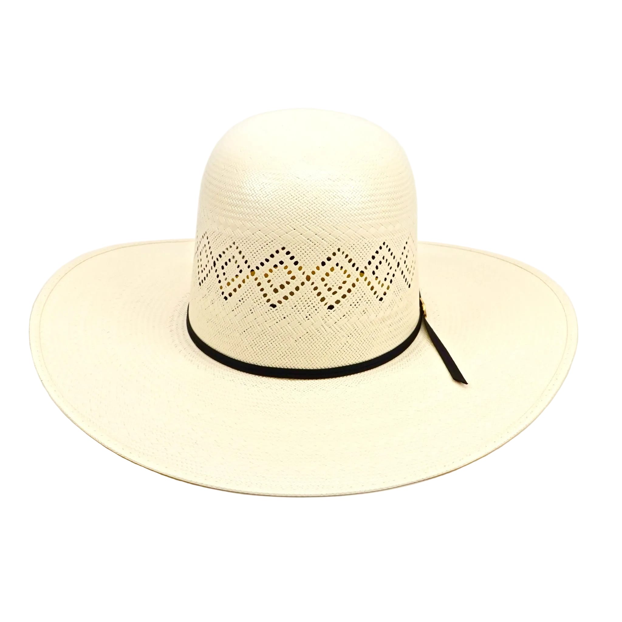 Texas Country Sombreros TC TC Hats - 100x Straw Open Crown Hat - Two Diamonds