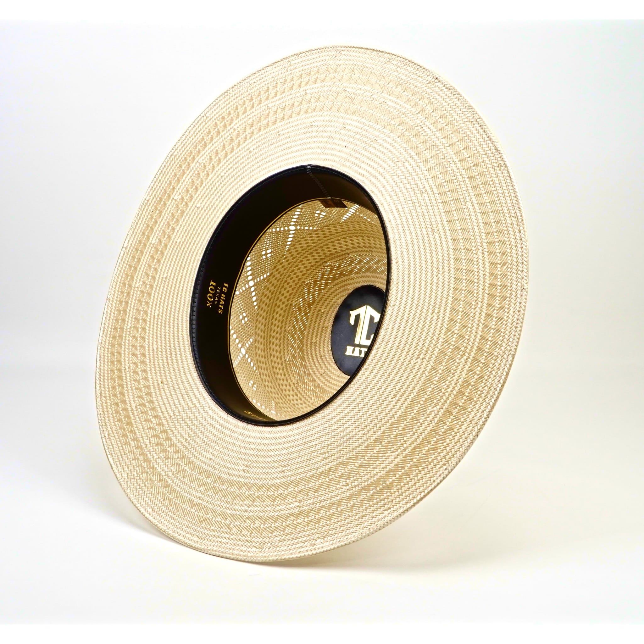Texas Country Sombreros TC TC Hats - 100X Straw Open Crown Hat - Two-Tone X-Flower