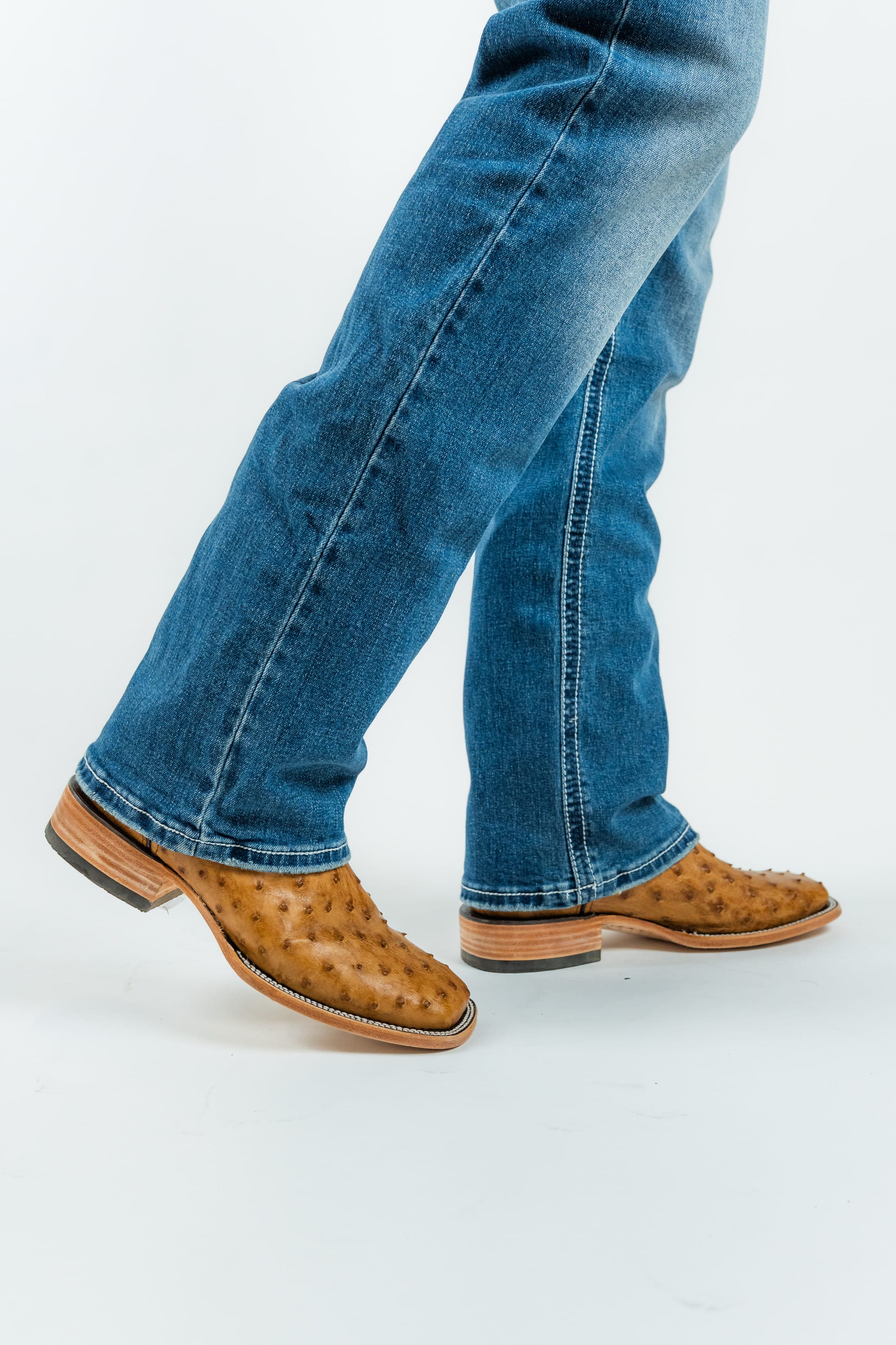 Western Blue Pantalones Western Blue - Men's Classic Modern Boot Cut Jeans (W478)