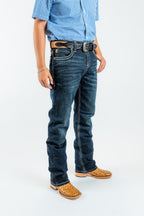 Western Blue Pantalones Western Blue - Men's Classic Modern Boot Cut Jeans (W487)