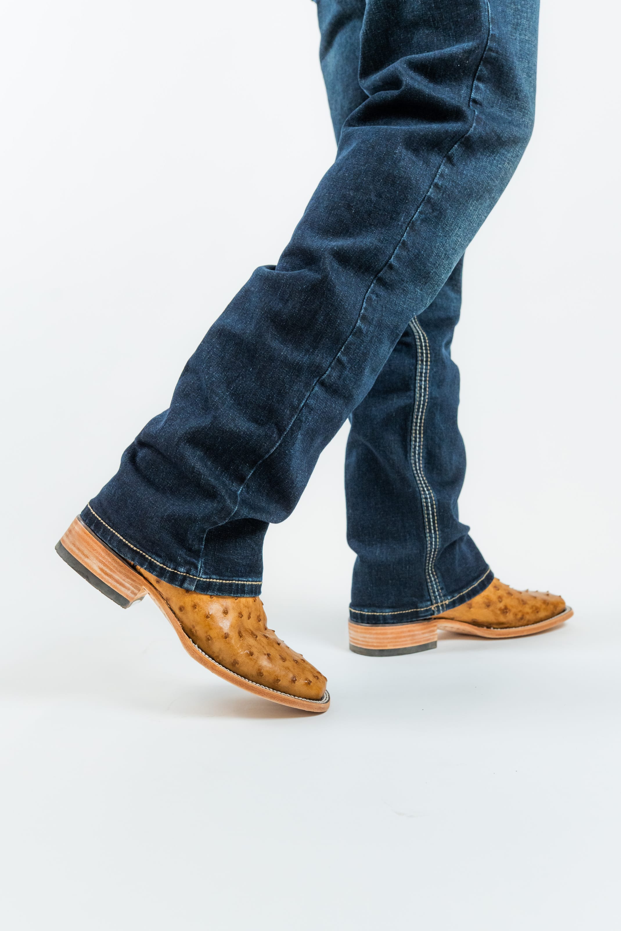 Western Blue Pantalones Western Blue - Men's Classic Modern Boot Cut Jeans (W487)