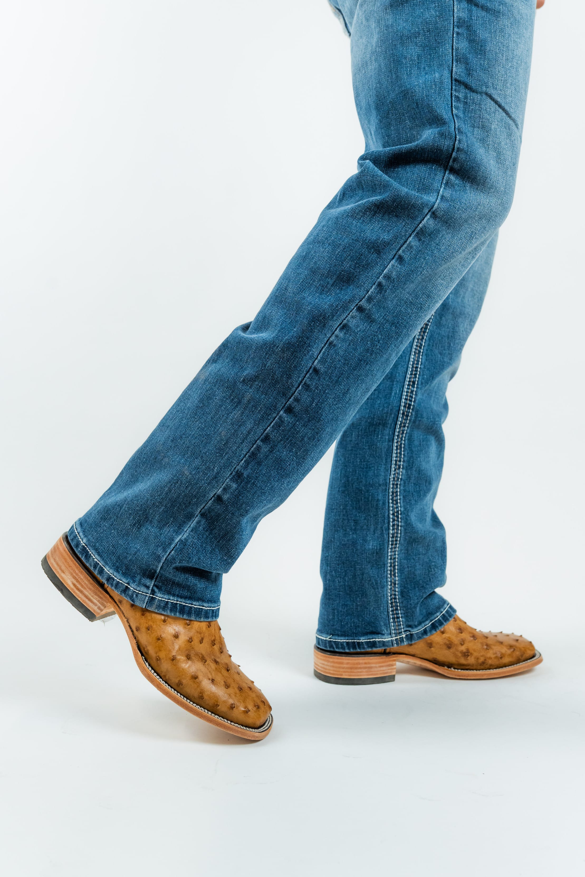 Western Blue Pantalones Western Blue - Men's Classic Modern Boot Cut Jeans (W488)