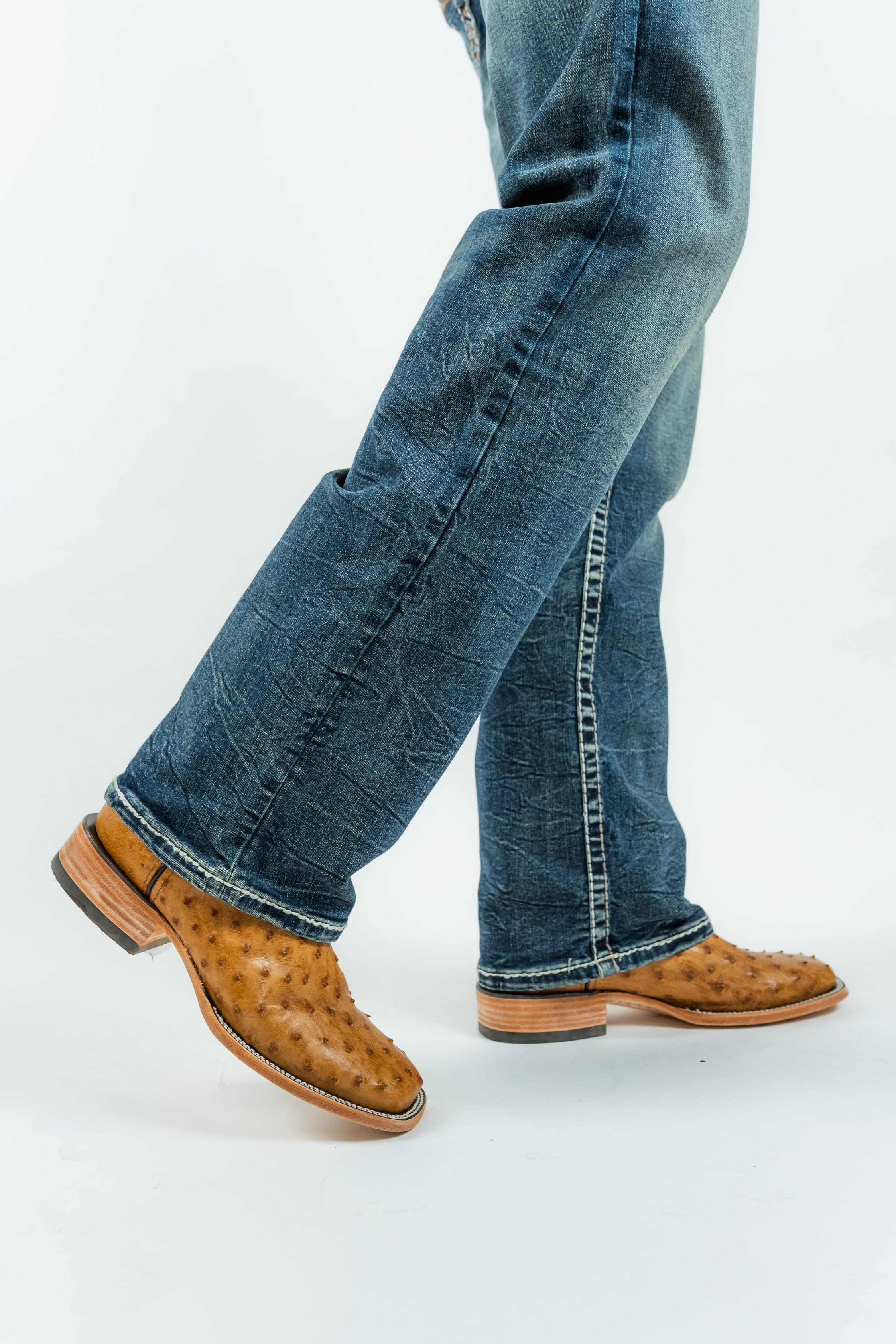 Western Blue Pantalones Western Blue - Men's Straight Leg Denim Jeans (WJ2354)