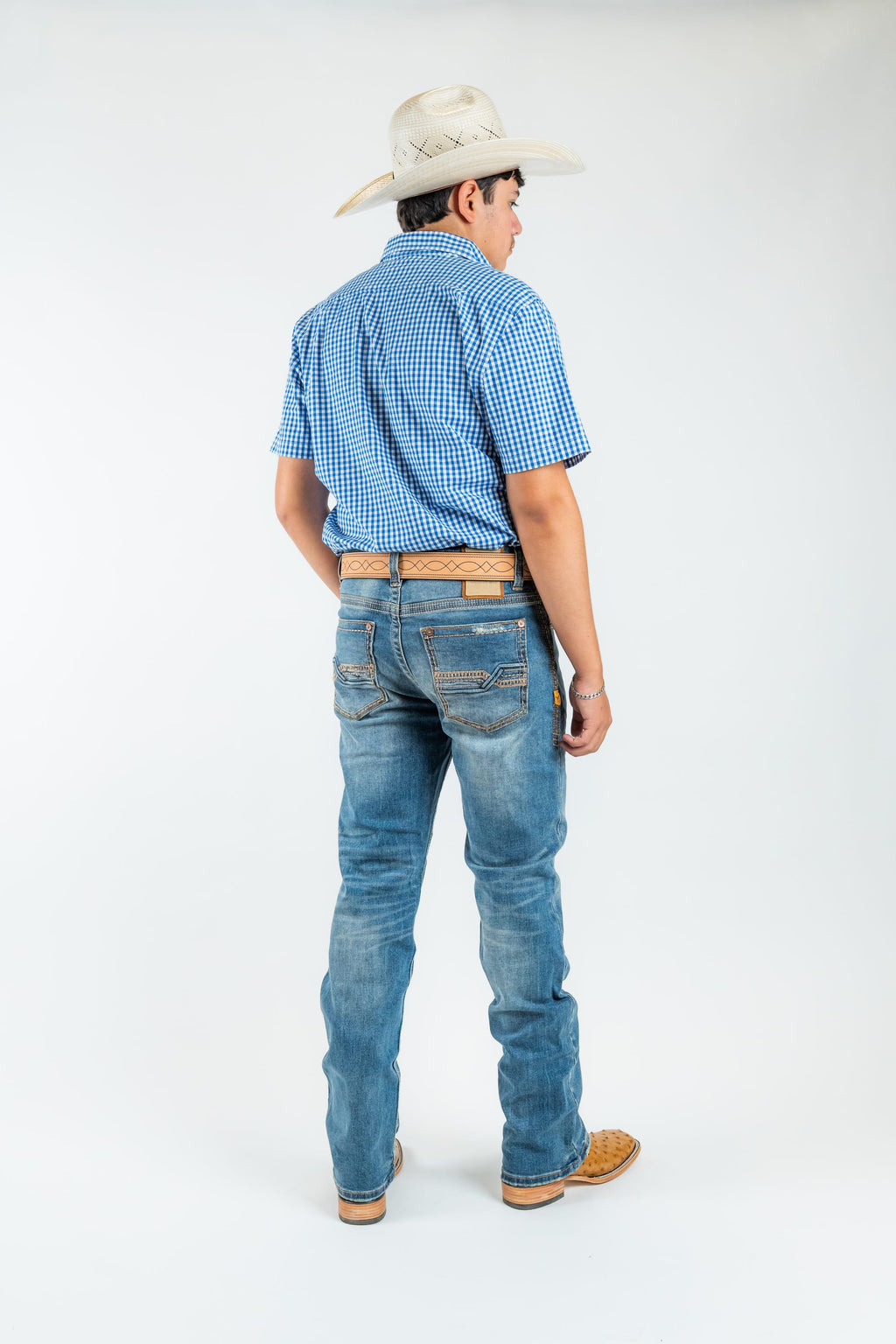 Western Blue Pantalones Western Blue - Men's Western Blue Classic Modern Boot Denim Jeans (W-463)