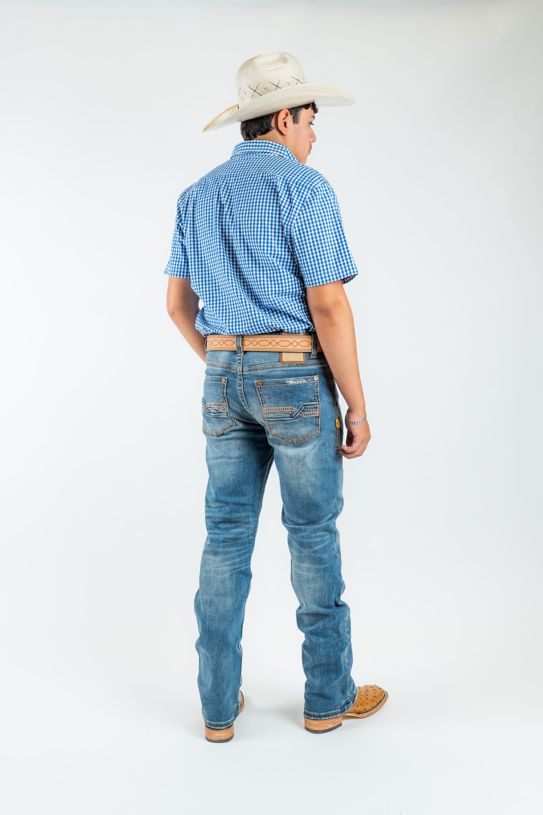 Western Blue Pantalones Western Blue - Men's Western Blue Classic Modern Boot Denim Jeans (W-463)