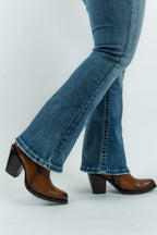 Western Blue Pantalones Women's High-Rise Bootcut Denim Jeans (W2368-PB)